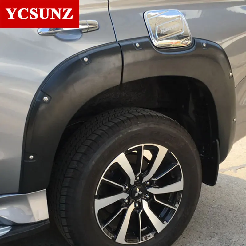 9 inch Fender Flares For Mitsubishi Pajero Montero Sport 2016 2017 2018 2019 Mudguard Arch Wheel Car Accessories YCSUNZ