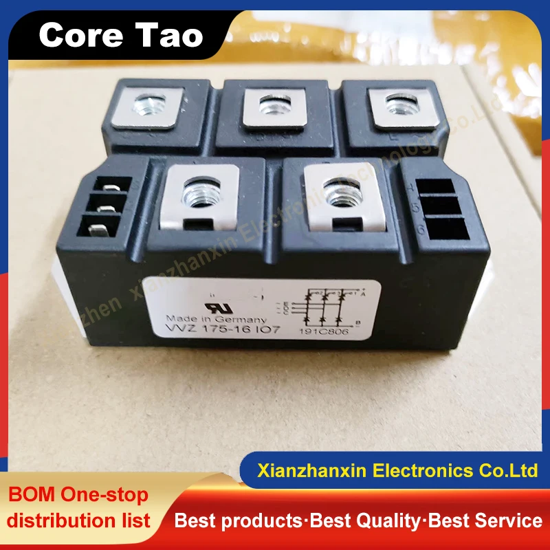 

1pcs/lot VVZ175-16IO7 VVZ175-16I07 VVZ175 Three phase half control bridge rectifier module