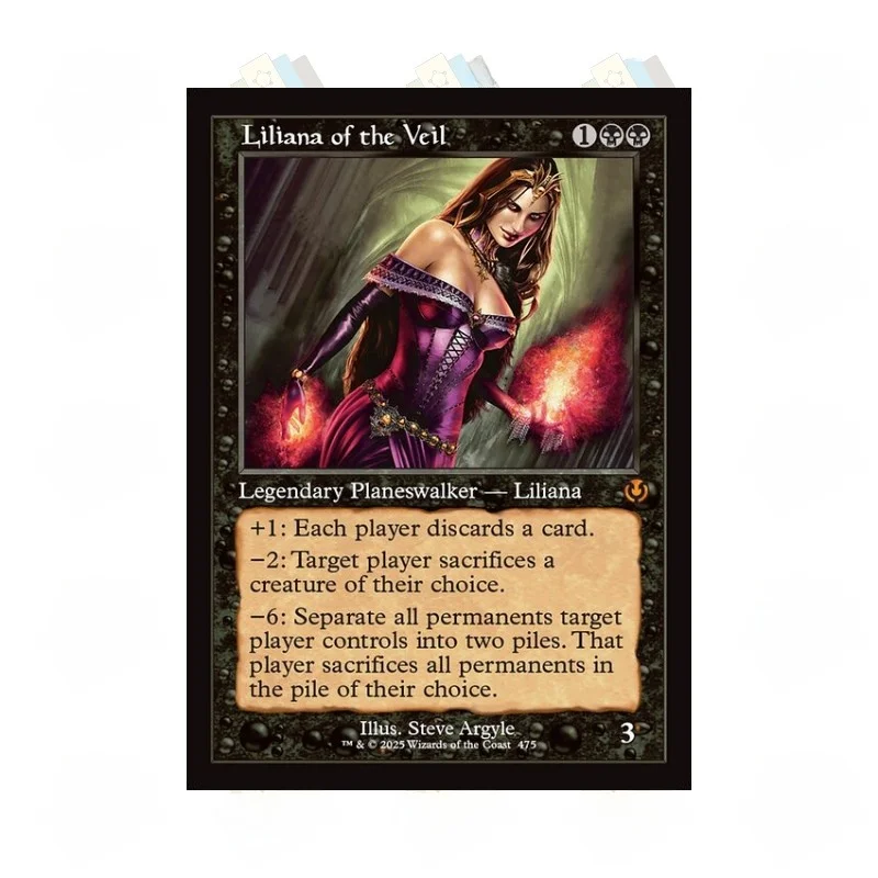 リリアナ・オブ・ザ・ベール-レア-ブラック-フラッシュ-マジック-ザ-ギャザリング-トレーディングカードゲーム-mtg-ブランド-コレクタブルカードゲーム-エンターテイメント