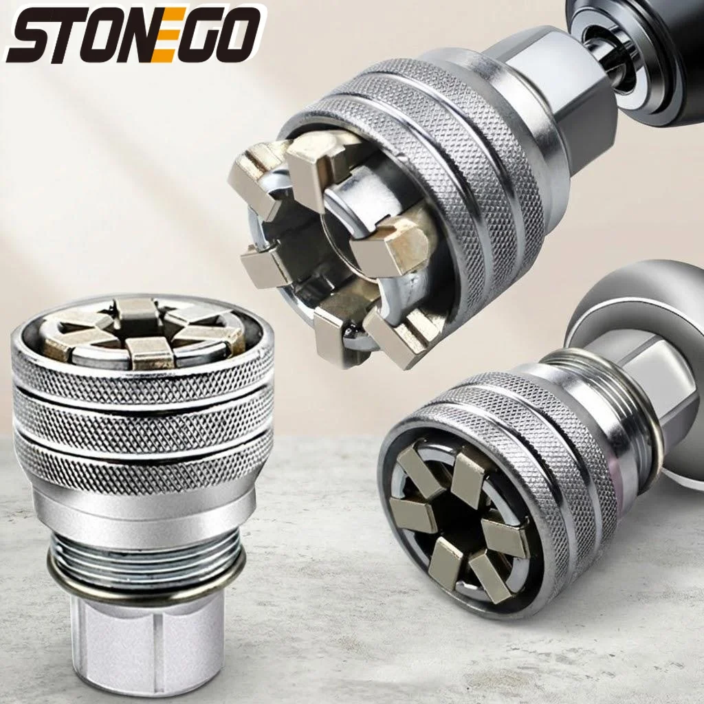Adjustable Hexagon Socket Ratchet Wrench Set Multi Functional Electric Drill Screwdriver Magic Socket Tool Kit Hand Tools