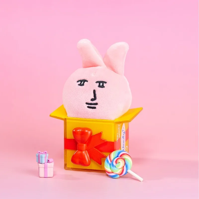 Pluszowy breloczek króliczek różowy przyjaciel z kreskówki, zawieszka, ozdoba na plecy, miękki pluszowy przyjaciel, prezent świąteczny dla przyjaciela