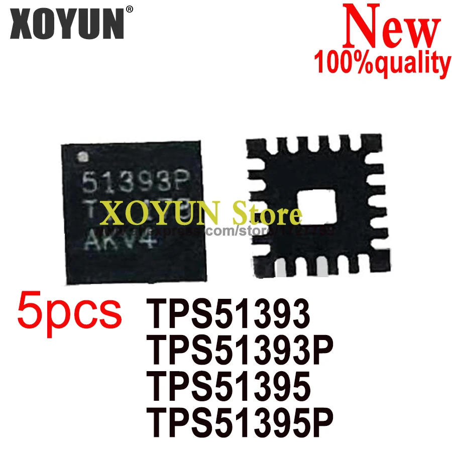 (5pcs)New TPS51393RJER TPS51393 51393 TPS51393PRJER TPS51393P 51393P TPS51395RJER TPS51395 51395 TPS51395PRJER TPS51395P 51395P