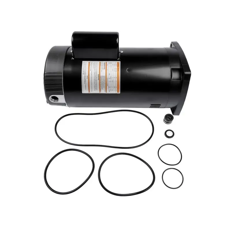 

1.5HP Full Rated Square Flange Pool Pump Motor Replacement for SQ1152 B842 EB842 B849 Black 1PC