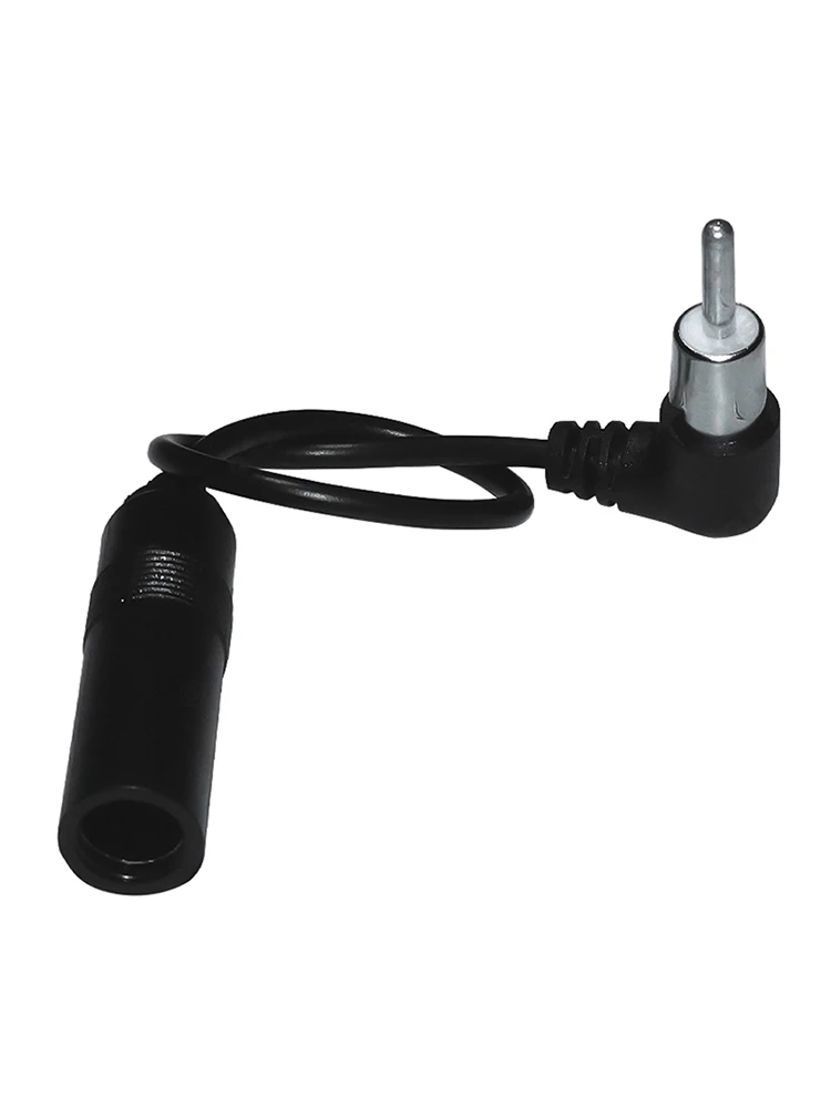 Adaptateur d'antenne Radio Audio stéréo de voiture, Extension aérienne de Radio FM de véhicule, antenne coudée générale de voiture, câble de prise mâle à femelle