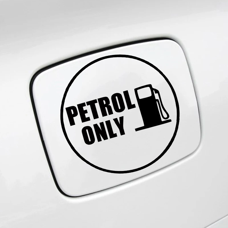 

10x10CM PETROL ONLY Vinyl Car Sticker Waterproof stickers For Car Truck Fuel Tank Cover