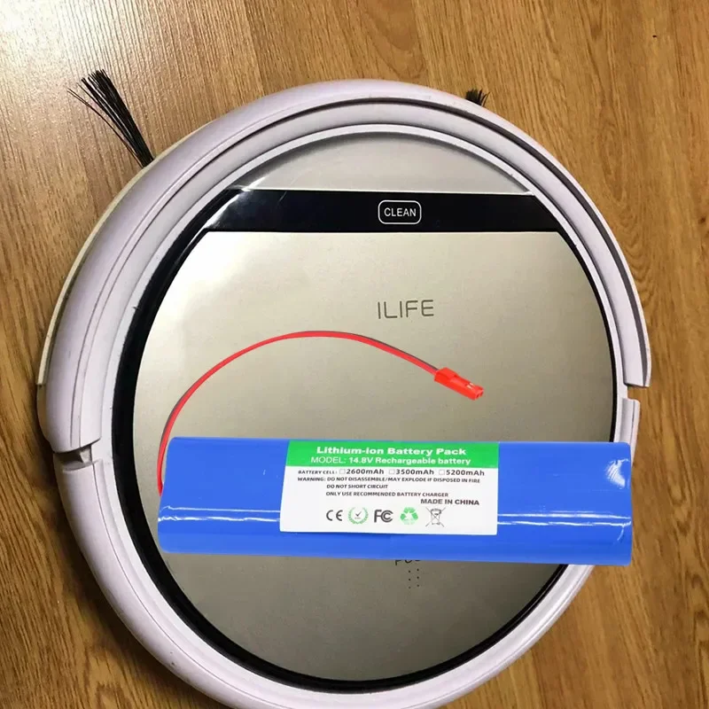 Aleaivy 14,8 V 3500 mAh Akku mit hoher Kapazität! Ersatz für ilife V5/V5s/V50/V3+/V3s, langlebig und extrem effizient