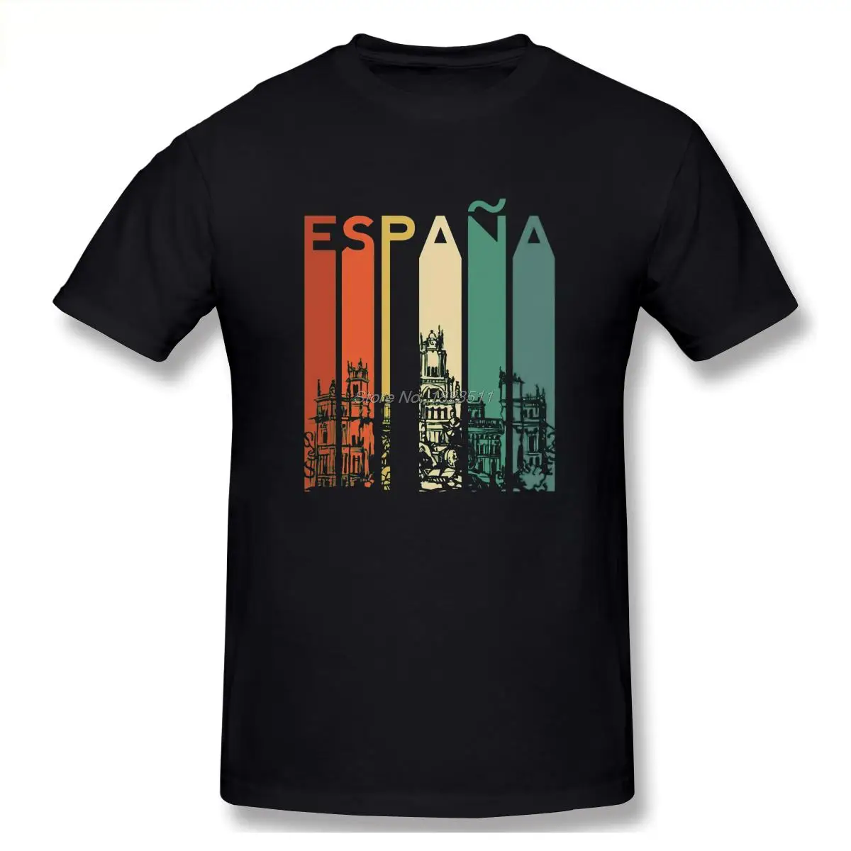 Espana Spain Catalonia Madrid Spanish Espanol Barcelona Graphic Tshirt Funny Men's T-Shirt Many Colors Casual Shirts Tees