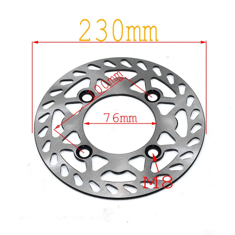 180/190/200210/220/230mm brake disc plate for dirt bike pit bike KLX CRF BEST Bike Front and Rear Brake Universal Use
