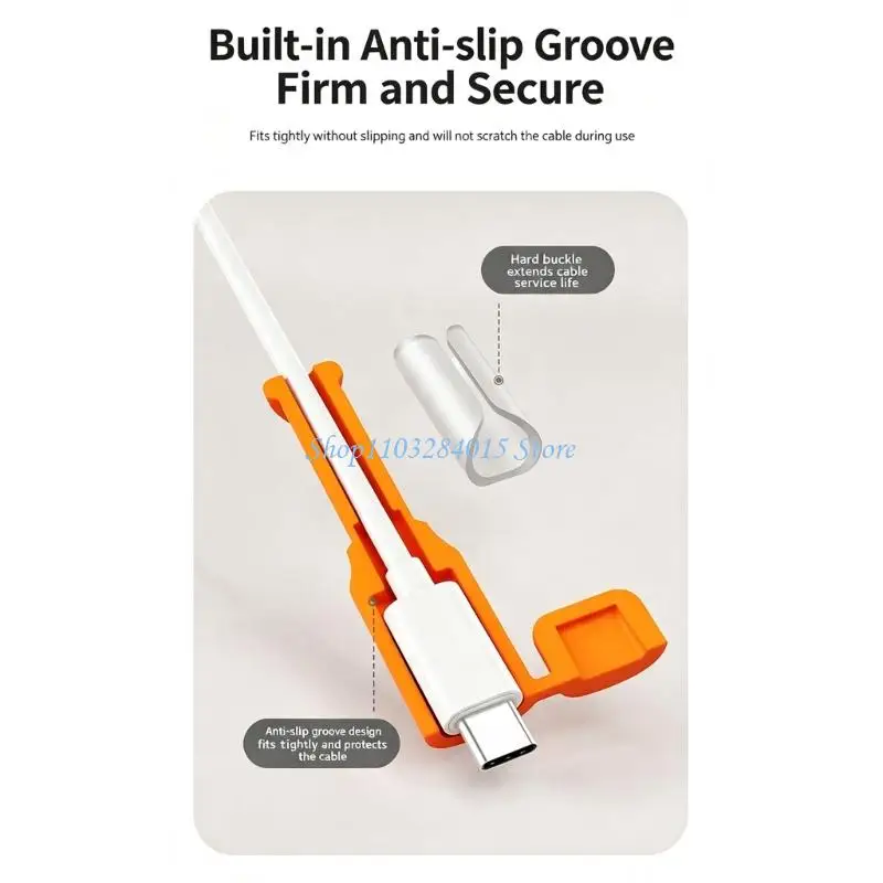 R6FF Silicone Wire Sleeve Set That Supports Cable Ends Through Repeated Handling at Desks and Bedside Charging Areas