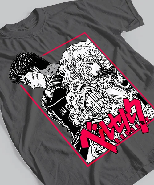 T-shirt for Anime Berserk Guts y Griffith