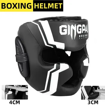 Kickboxing Helmet Karate Muay Thai Guantes De Boxeo Free Fighting Headgear MMA Protective Headgear Sanda Training Adults Kids Equipment