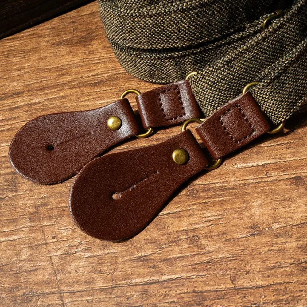leather-button-men's-suspenders-adjustable-length-anti-slip-button-end-suspenders-retro-british-plaid-waistcoat-suspenders