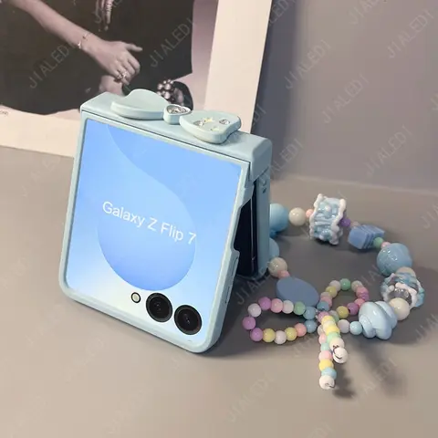 Bogen Armband Hinger Handyhülle für Samsung Galaxy Z Flip 7 6 5 4 3 Flip6 Zflip7 Cover