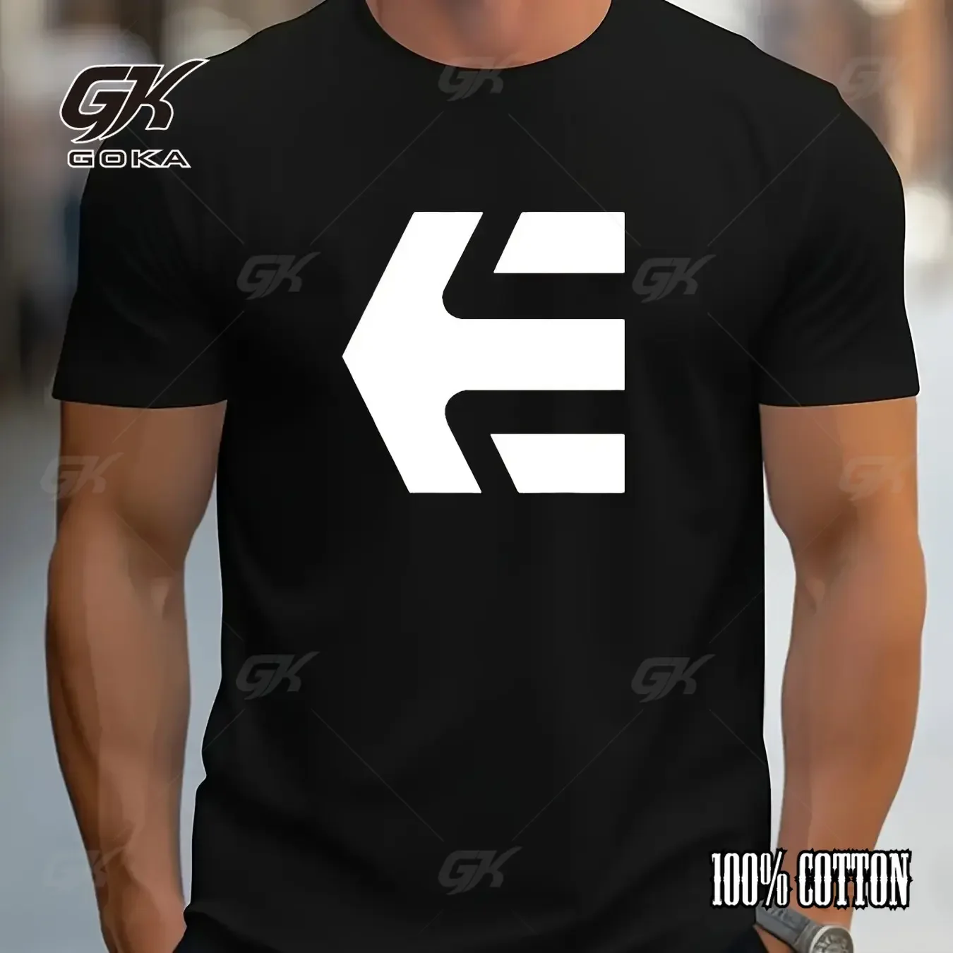 

Minimalist Arrow Logo T-Shirt All Cotton Material Soft Comfortable Fabric Men's Modern Graphic Design Vintage Unisex T Shirts