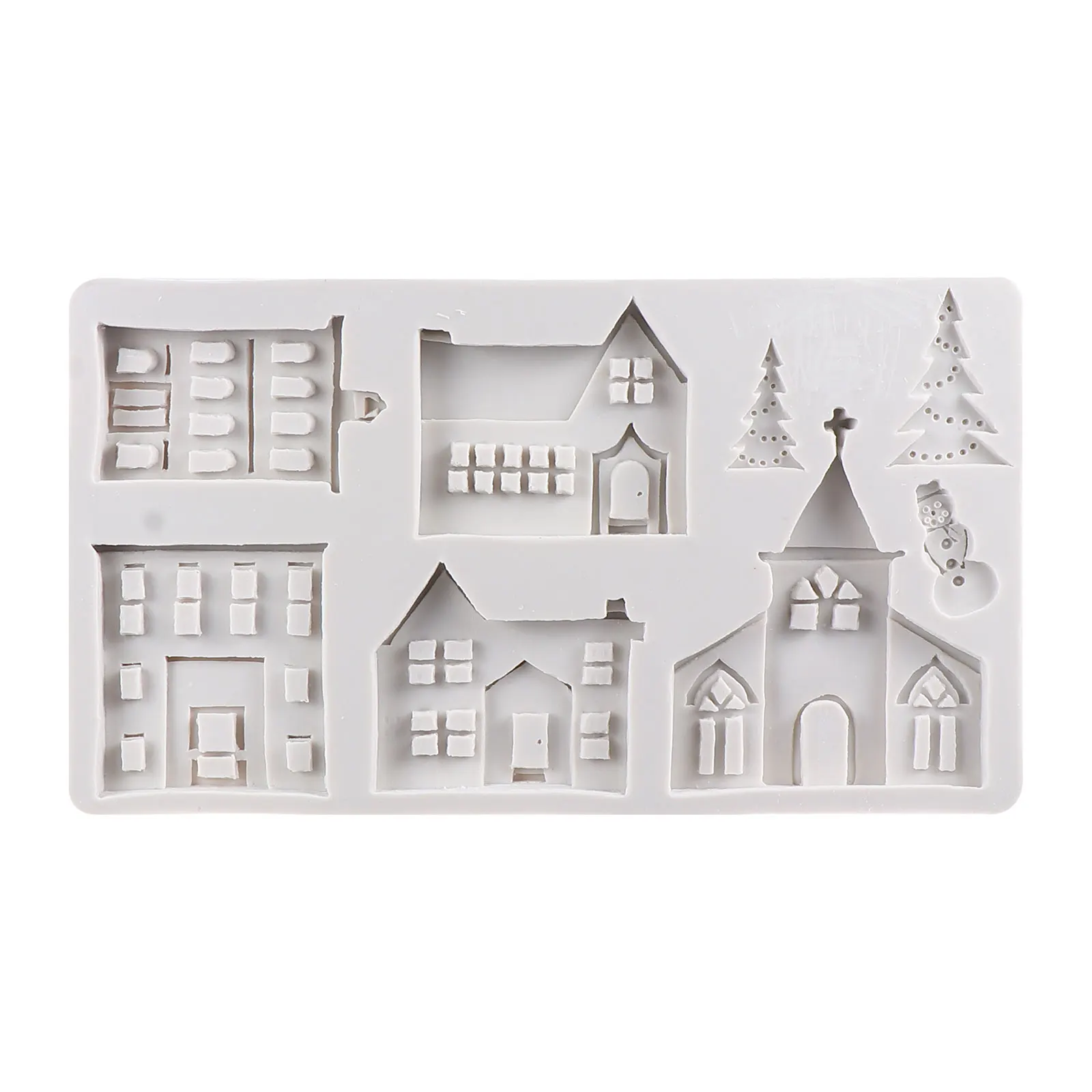 

Silicone Baking Mold Shaped Dessert Maker Food Grade Safe Cookie Cake Mould Christmas DIY Tools