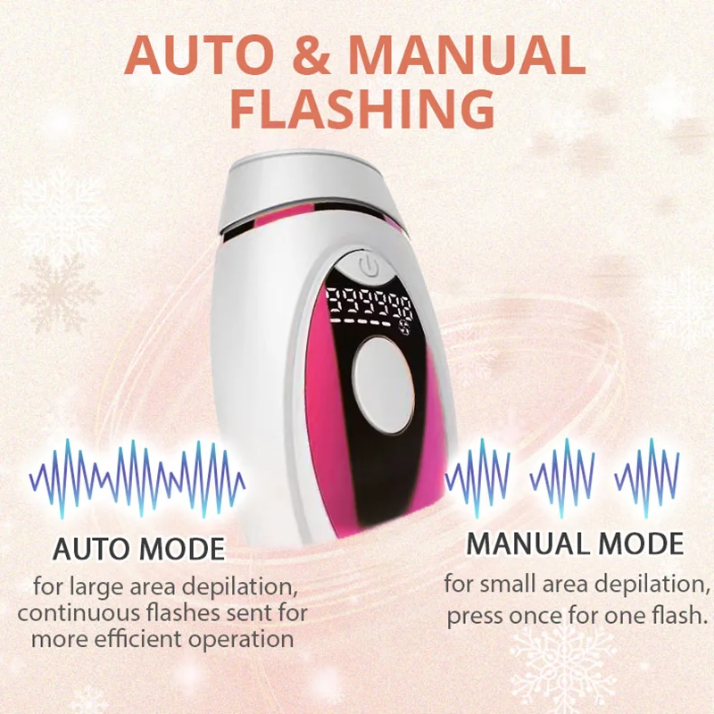 Vancostar 999900 Flash IPL Epilator LCD Laser Hair Removal Painless Permanent Photoepilation for Men Women Trimmer Drop Shipping