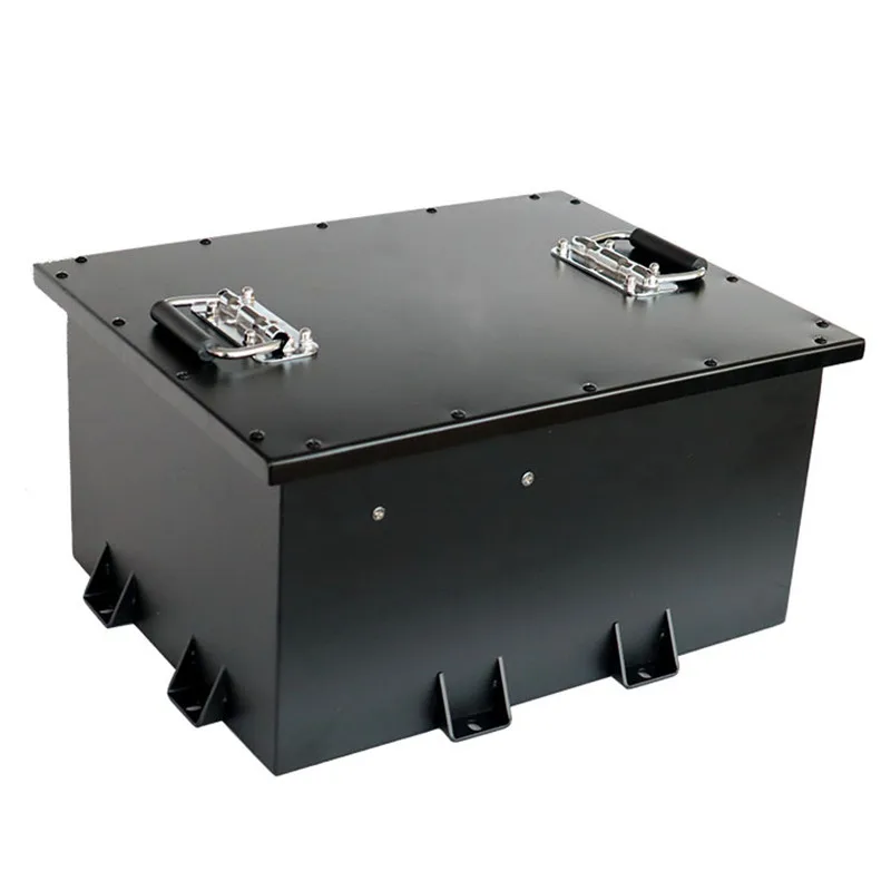 Large rear frame 48V/72V 60Ah-150Ah aluminum shell lithium iron phosphate rechargeable battery BMS 10C discharge, electric
