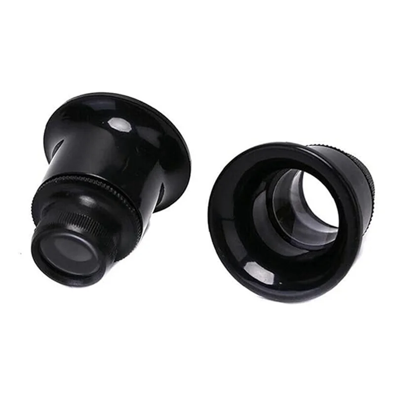 

【Party-Decoration】4PCS Black Plastic Magnifier Watch And Jewelry Repair Magnifying Glass Eye Clip Magnifying Glass