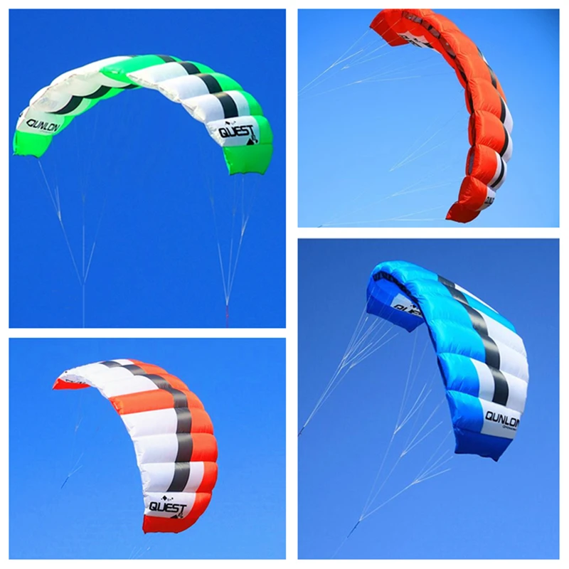 Frete grátis linha dupla pipa parafoil kiteboard kitesurf equipamentos pipas para adultos brinquedo ao ar livre esportes pipa acquilone