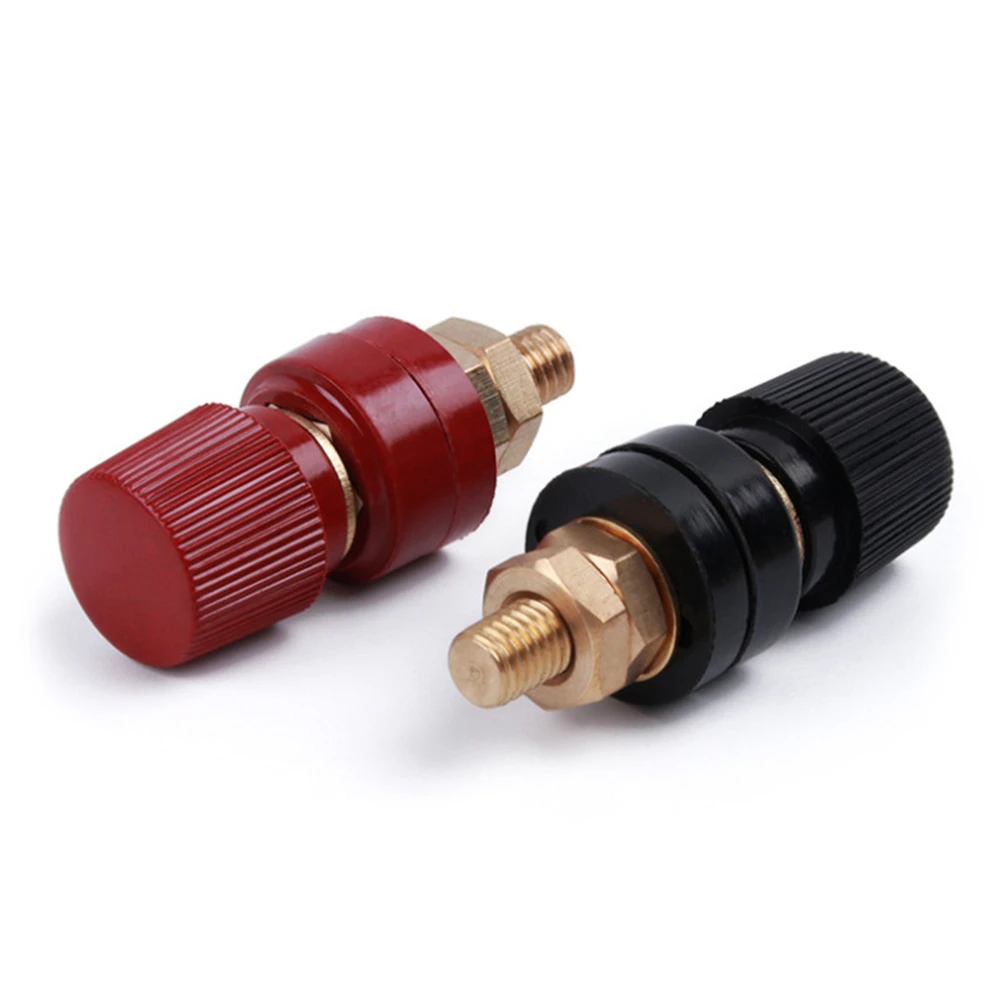 ​Brass Stud Premium Remote Battery Power Junction Post Connectors 6mm 8mm Replacement Terminals Kit Auto Accessories