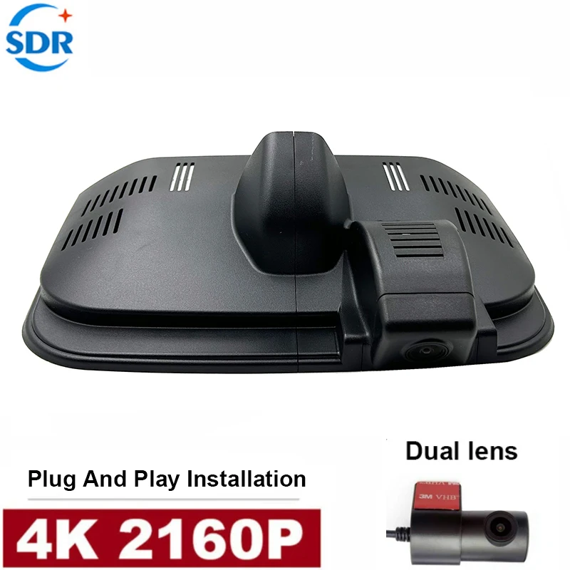 

4K HD 2160P Plug and Play Car DVR WiFi Dash Cam For XiaoPeng Xpeng XPEV Xiaopeng G9 2021 2022,Front And Rear Cam Video Recorder