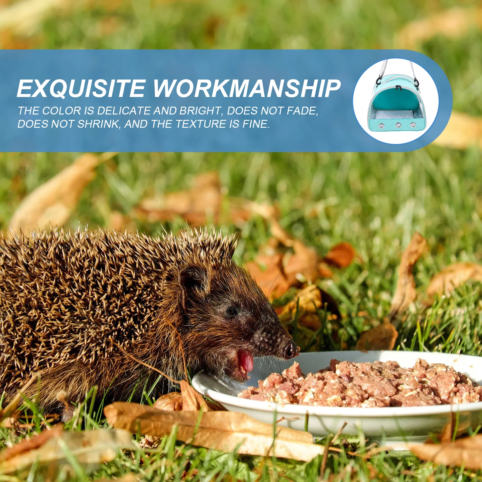 

Pet Carrier For Small Animals Hamster Guinea Pig Travel Pouch Portable Breathable Outdoor Pet Tote Bag Squirrel Chinchilla