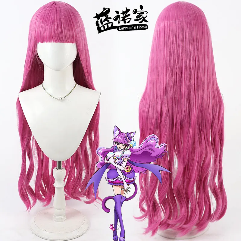 

Аниме Yukari Kotozume, парик для косплея, Хэллоуин, карнавал, реквизит для вечеринки, синтетические волосы, термостойкое волокно + шапочка для парика