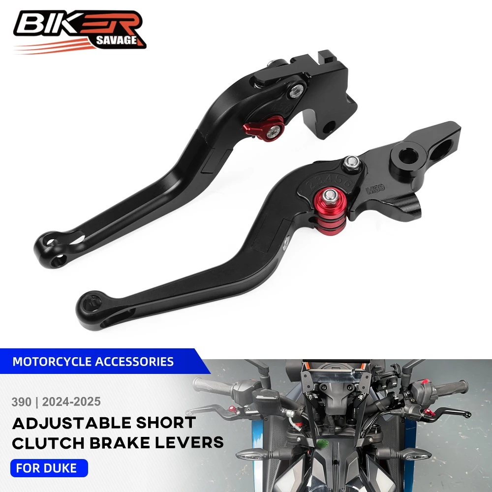 

Folding Brake Clutch Levers For 390 250 125 Duke 2024-2025 Adjustable Short Front Brake Control Handles Motorcycle Accessories