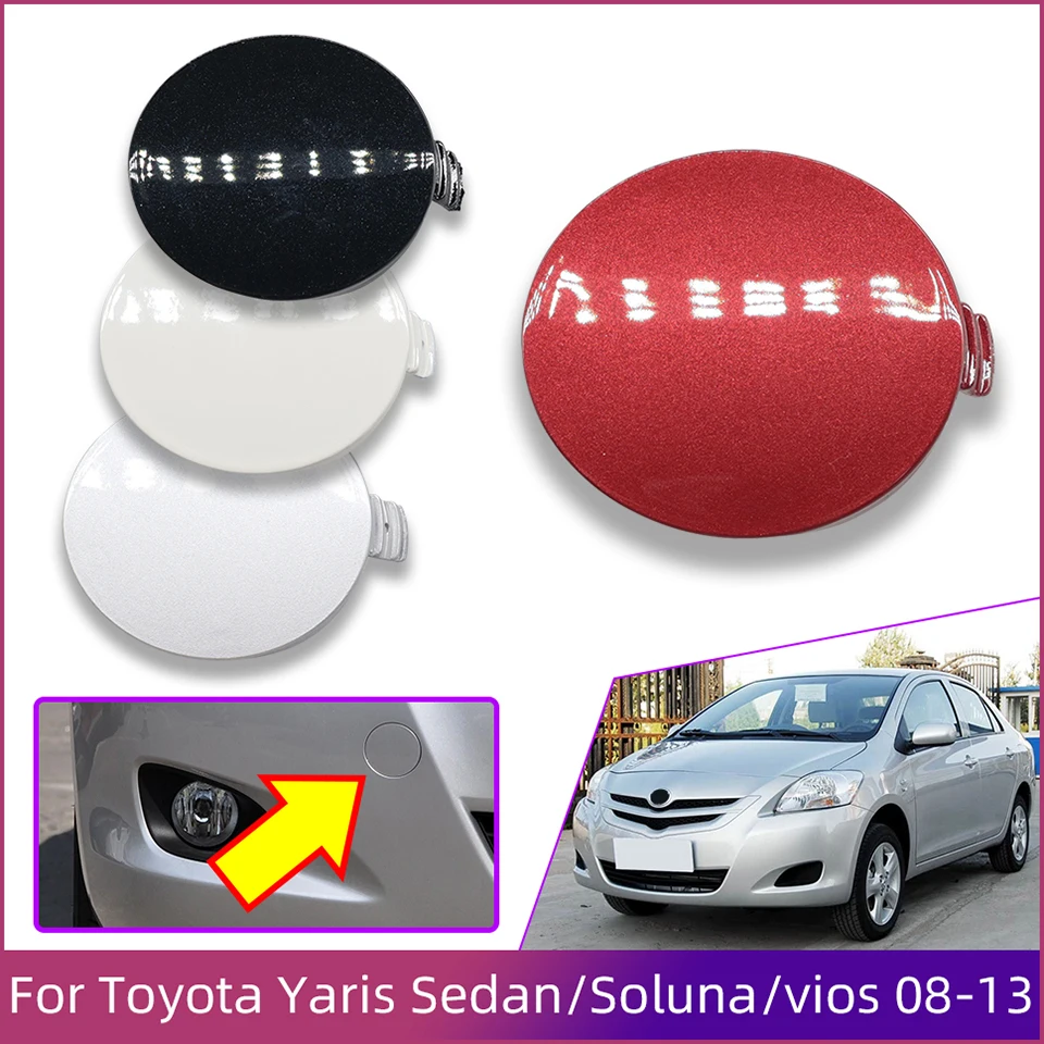 For Toyota Vios Yaris Sedan Soluna #2008-2013 Front Bumper Towing Hook Trim Cover Lid Trailer Garnish Cap Shell #52721-0D903