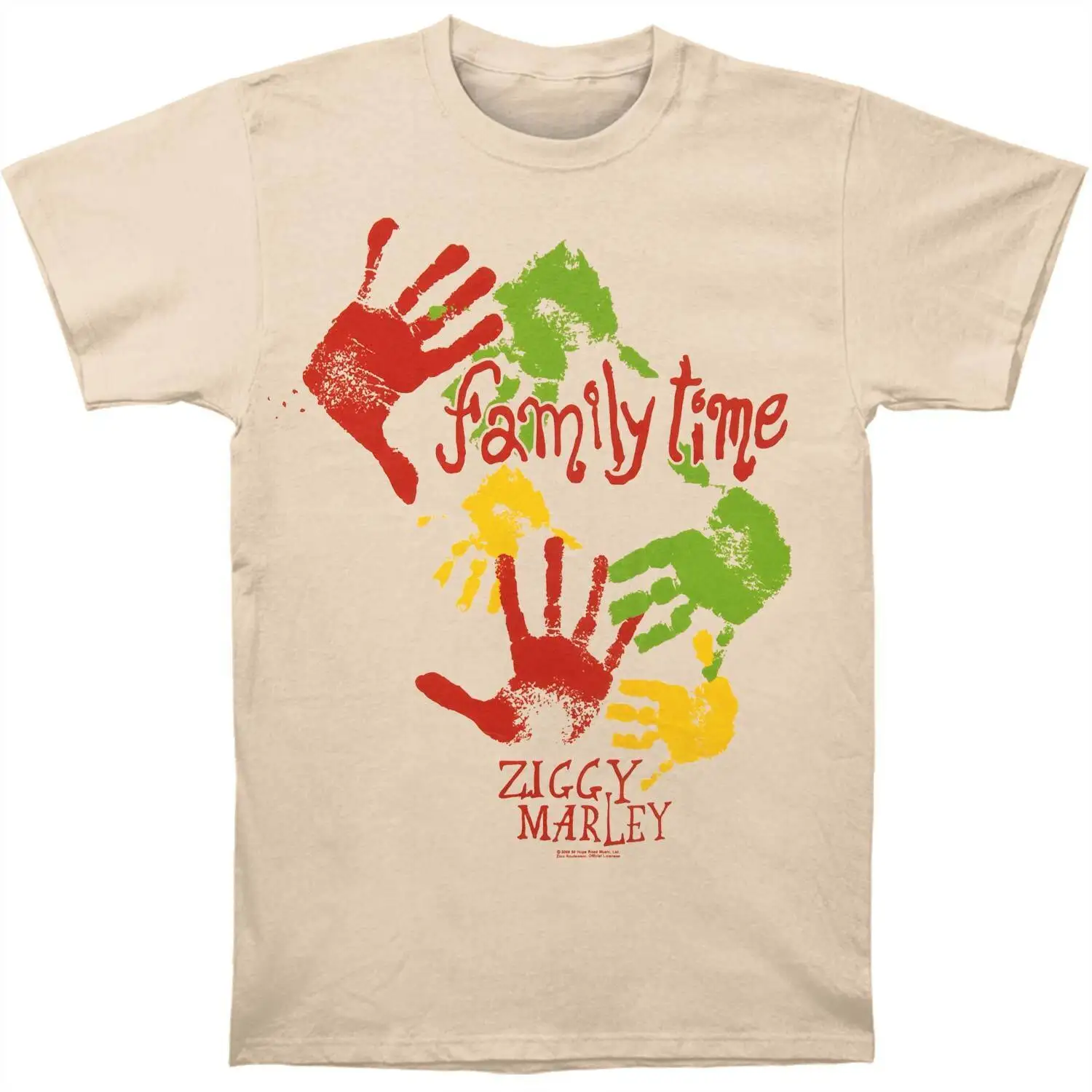 

Men's Ziggy Marley Family Time Slim Fit T-shirt Large White