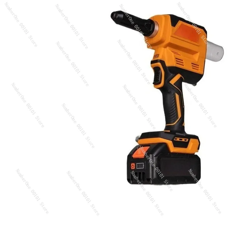 Industrial Grade Electric Rivet Gun Fully Automatic Brushless Blind Riveter Tool for 3.2mm 4.0mm 4.8mm 6.4mm Stainless Steel