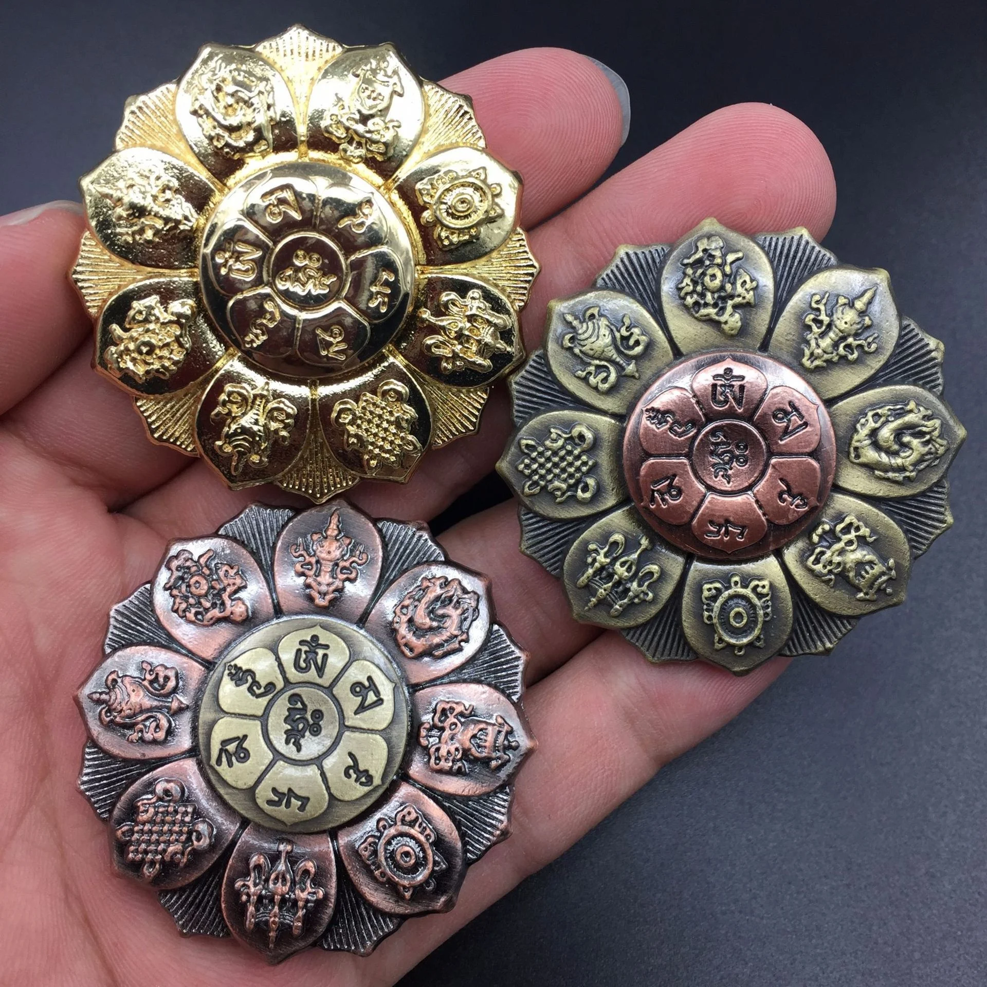 Zen Buddha Fidget Spinner Adult Metal EDC Fidget Toys ADHD Hand Spinner Antistress Toys Anxiety Stress Relief Desk Toys