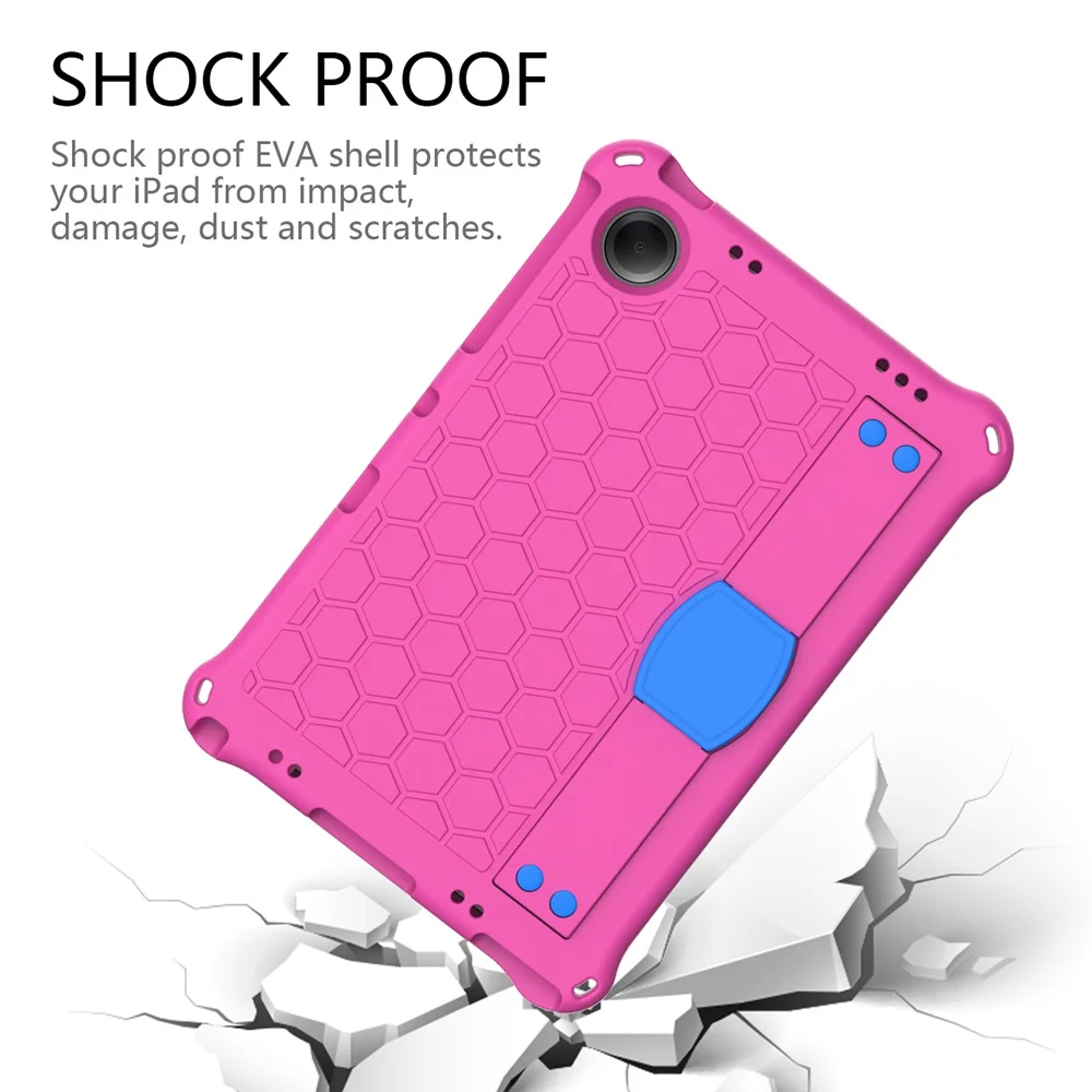 Case for Xiaomi Redmi Pad SE 11 Inch EVA Kids Shockproof Cover for Redmi Pad Se 11 Tablet Stand Case Coque Capa+Strap