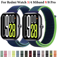 Nylon Loop Strap For Redmi Watch 5 4 Bracelet Smart Watch Breathable Wristband For Xiaomi Mi Band 9 Pro/8 Pro Correa Accessories