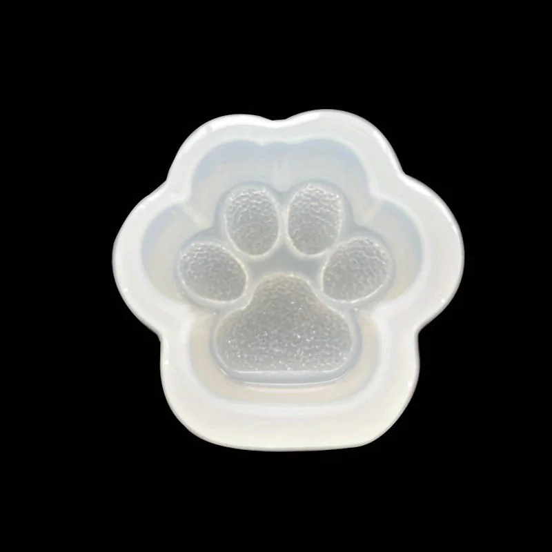 1pc Paw Print  Mold, Clear Epoxy Resin Casting Mold for DIY Crafts, Jewelry Making, Glitter Quicksand Ornaments - view 6