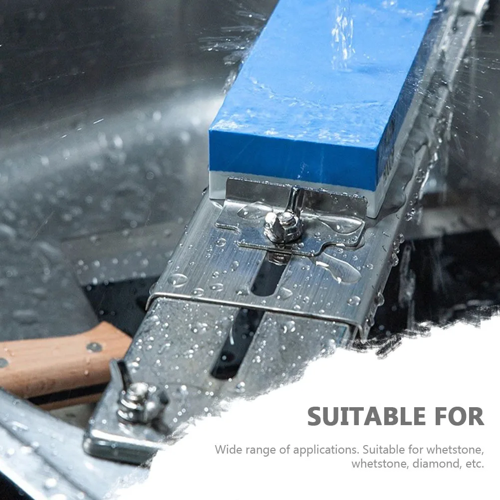 

Practical Adjustable Grindstone Rack for Home Sharpening Needs Suitable for Different Length Stones Gift Idea Sharpener Holder