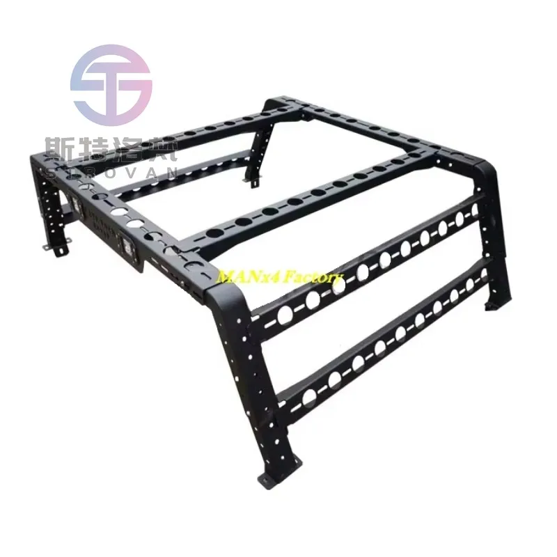 STLF Manx4 Barra antivuelco Universal estante de cama ajustable para camioneta Hilux Ranger Navara Dmax Triton Amarok Gladiator