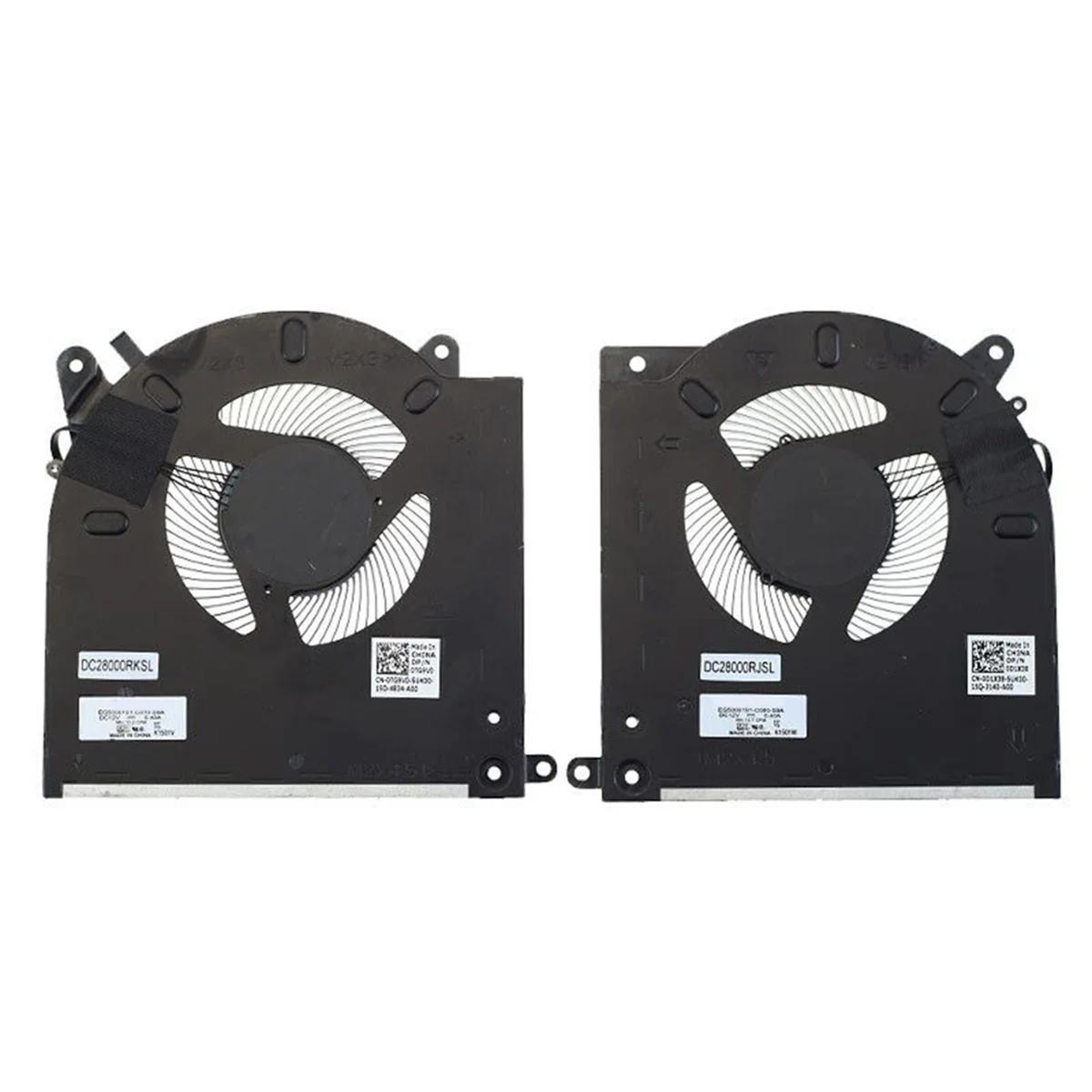 CPU & GPU Cooling Fan for DELL Alienware M15 R3 R4 RTX 2070 3070 CPU Fan / GPU Fan 0TG9V0 0D1X38