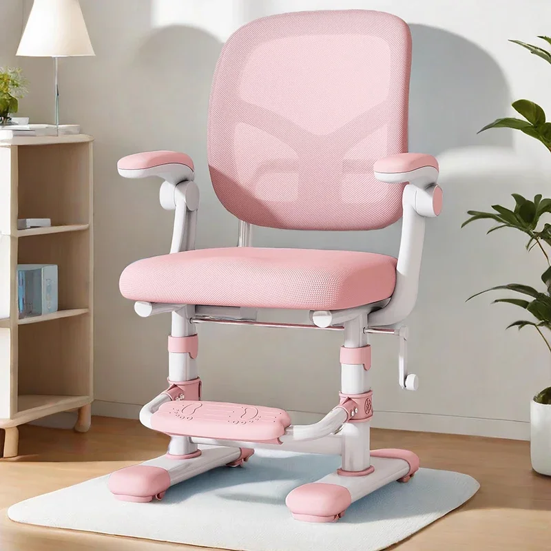 Kids Growing Adjustable Child Safety Comfortable Seats Designer Furniture Girl Study School Silla Infantil Children's Chairs JGY