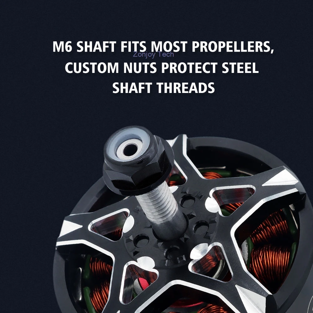 O novo 4PC S4214 400KV S4218 é adequado para o motor sem escova 6S de classe de competição de alta qualidade FPV de 12,13 polegadas