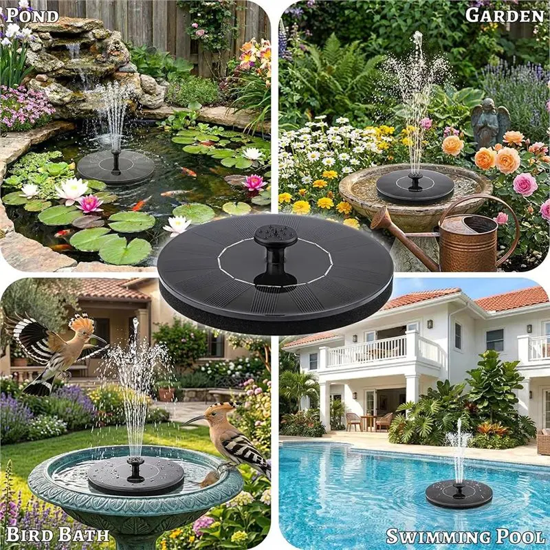 FYBL-Solar Fountain Floating Solar Water Pump No Battery Or Electricity Needed