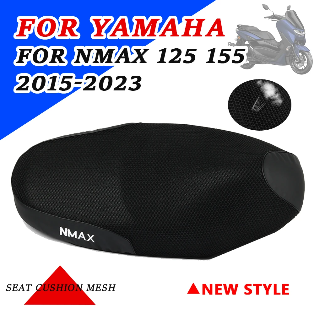 Motorcycle Seat Cushion Cover For Yamaha NMAX125 NMAX155  NMAX 155 N-MAX 125 2019 2020 Mesh Fabric Breathable Saddle Grid Pad