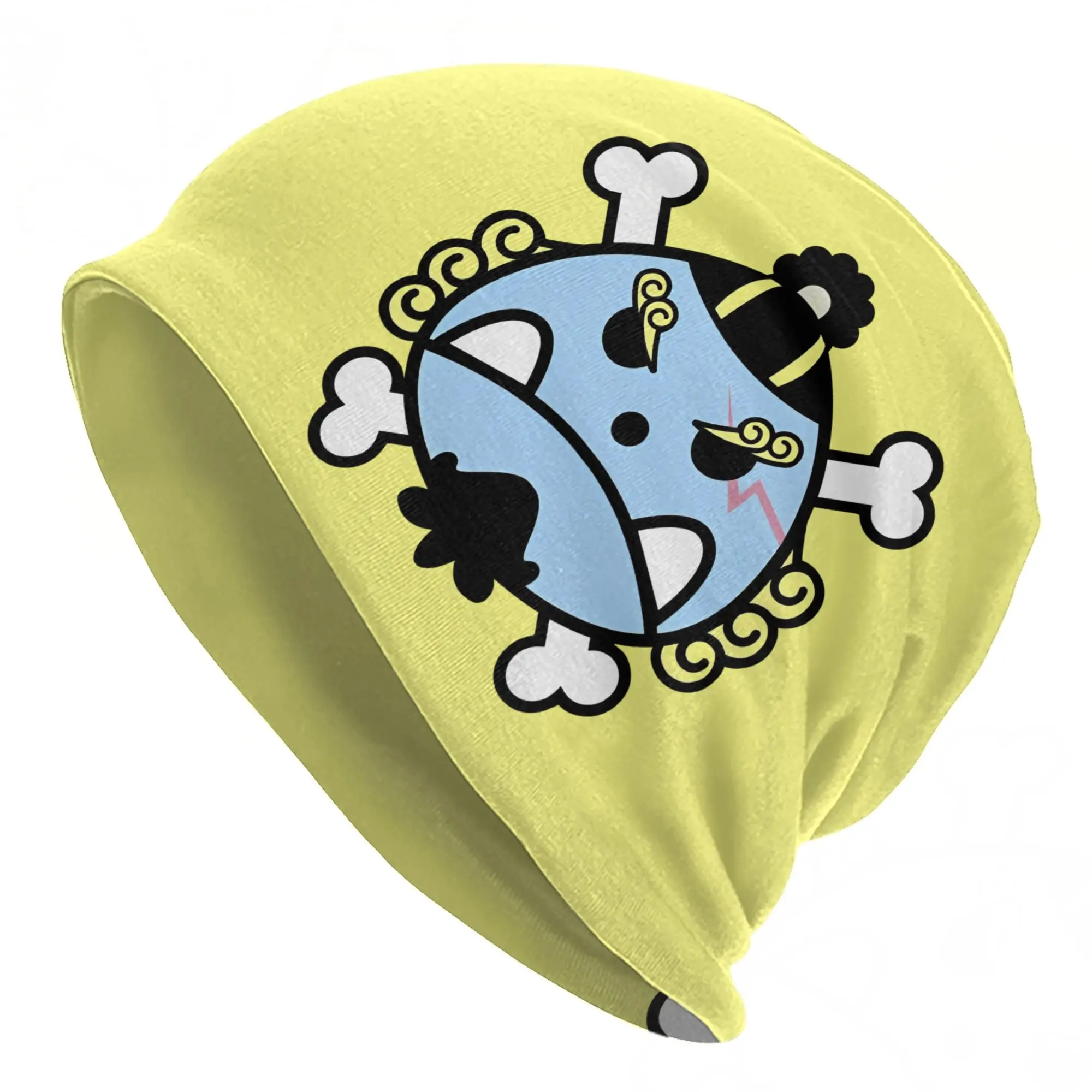 

Jinbe One Piece Flag Bonnet Hats Hip Hop Outdoor Skullies Beanies Hats Men's Women's Warm Dual-use Caps