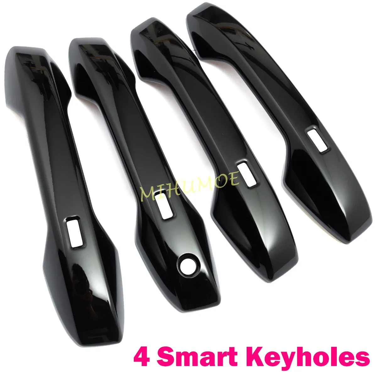 Gloss Black Car Outer Door Handle Cover Trim For Nissan Armada Patrol Y63 2025 2026 Decoration Exterior Parts Accessories