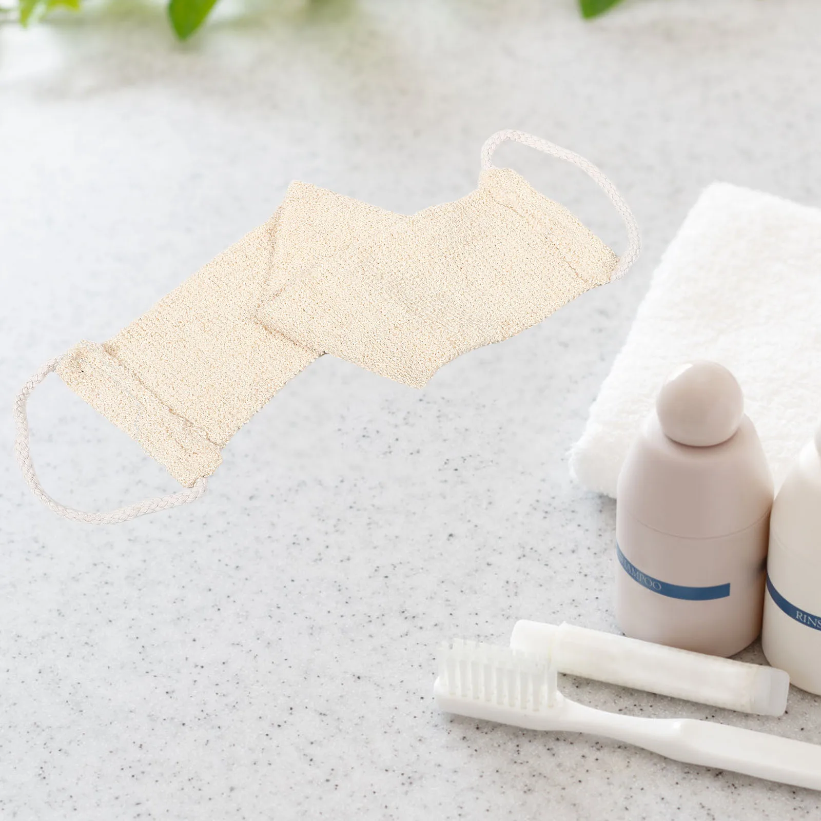 

2 pcs Exfoliating Back Scrubber Sisal Body Shower Bath Set Dead Skin Remover Gentle Cleansing Washcloth Towel For Home Hotel Gym