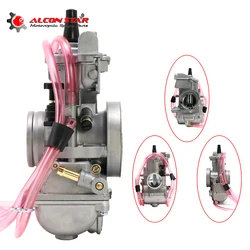 Alconstar-Motorcycle Carburetor PWK PWK36S PWK38S For UTV 125-300CC Keihin PWK 36/38 Short Body Quad Vent Air Striker Carburetor