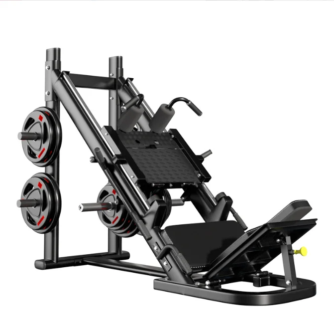 Commercial Home Fitness Equipment Unisex High-Waist Leg Press Squat Machine Iron Bodybuilding Function High Quality