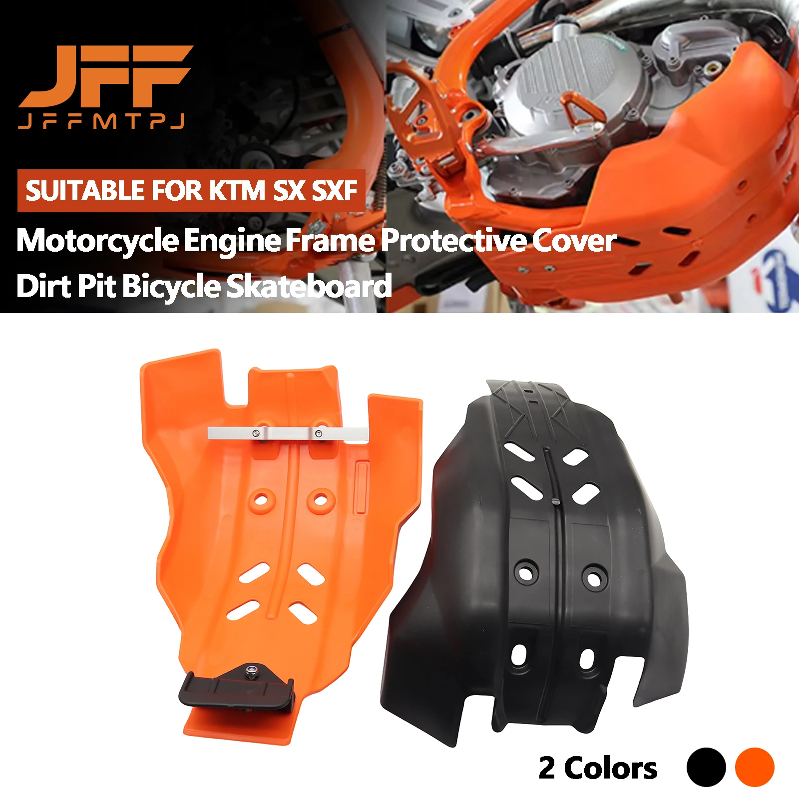 

Motorcycle Engine Frame Protection Guard Cover For KTM XCF SXF EXC 250 300 350 2016-2021 Dirt Pit Bike Skid Plate 2 4 Stoke