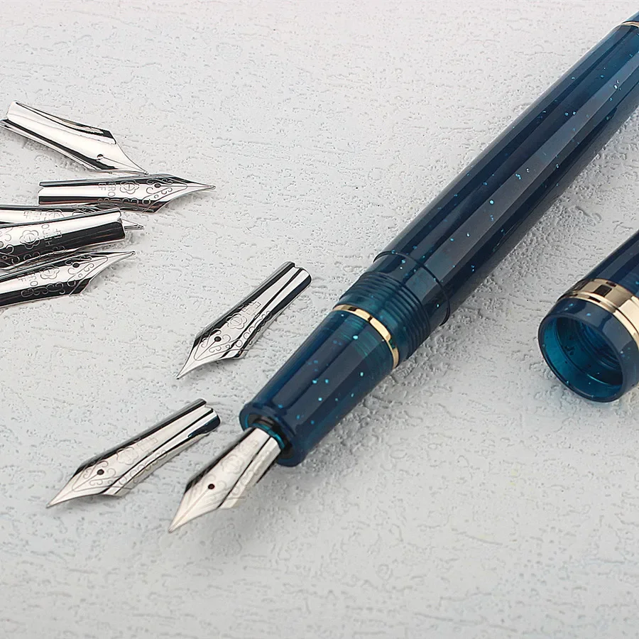 5PCS HERO /Jinhao Metal Fountain Pen Nibs #5 Spare Nibs for Jinhao 250, 500, 82, 8802, 5000, Dragon Phoenix Pens image 6