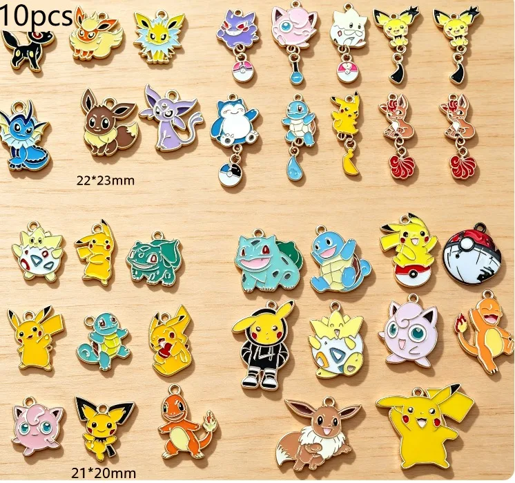 10pcs anime cartoon Animal Koala cute Enamel Charms Pendants For DIY Earring Necklace Bracelet keychain Jewelry Making